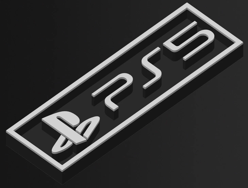 Decorative PS5 PlayStation 5 Box Sign Shelf Logo Display Sign Gaming 2 Sizes