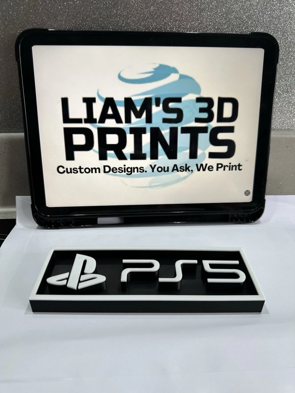 Decorative PS5 PlayStation 5 Box Sign Shelf Logo Display Sign Gaming 2 Sizes