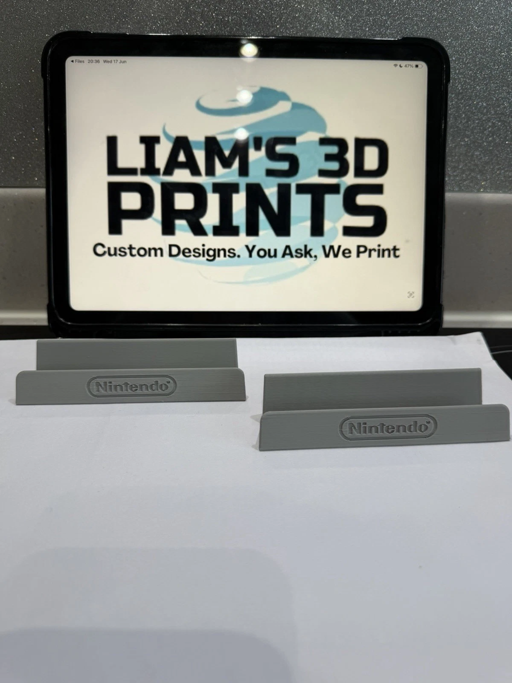 2X NES Nintendo Entertainment System Controller Holder Stand 3D Print ANY COLOUR