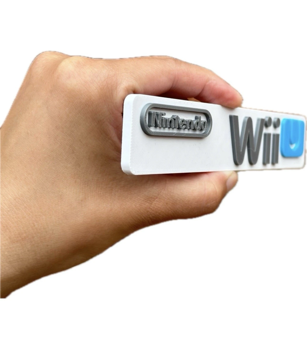 Decorative Nintendo Wii U logo Sign Display two sizes small 16cm Large 25cm