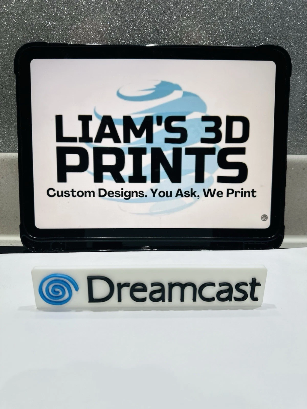 Decorative SEGA Dreamcast logo Sign Display two sizes small 16cm L 25cm