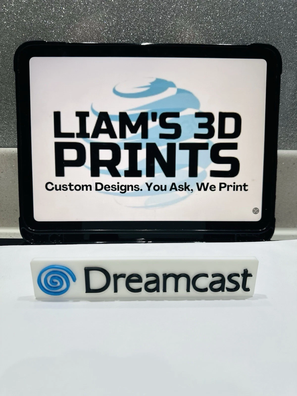 Decorative SEGA Dreamcast logo Sign Display two sizes small 16cm L 25cm
