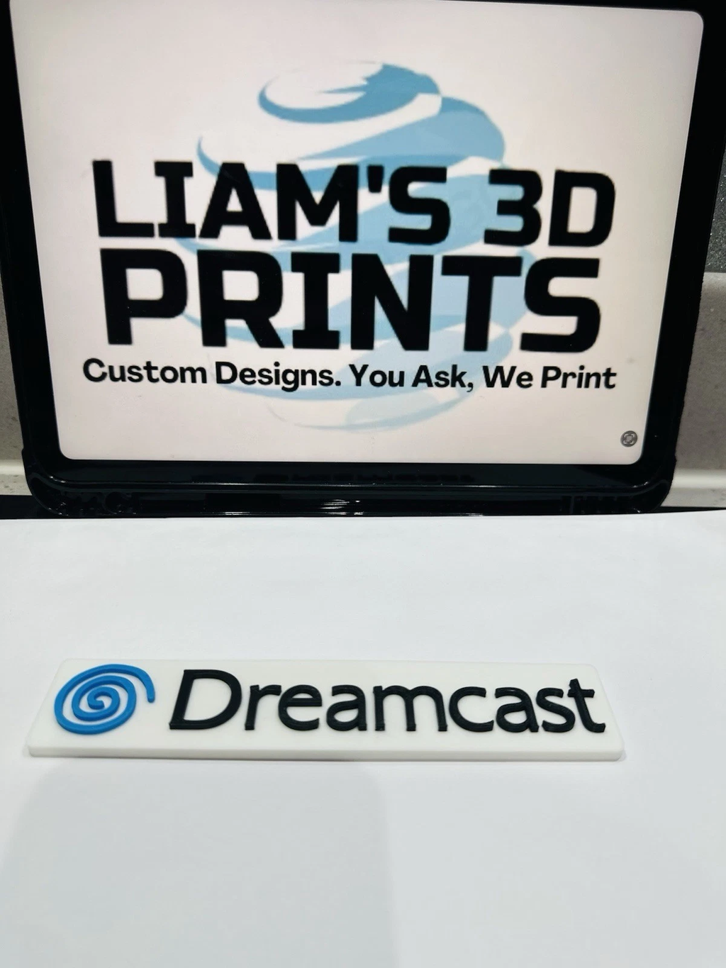 Decorative SEGA Dreamcast logo Sign Display two sizes small 16cm L 25cm