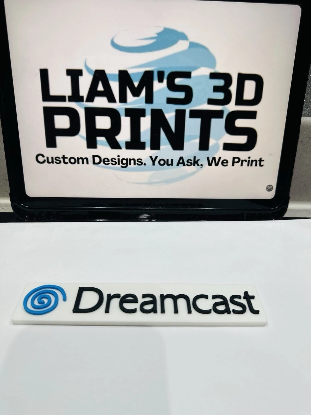 Decorative SEGA Dreamcast logo Sign Display two sizes small 16cm L 25cm
