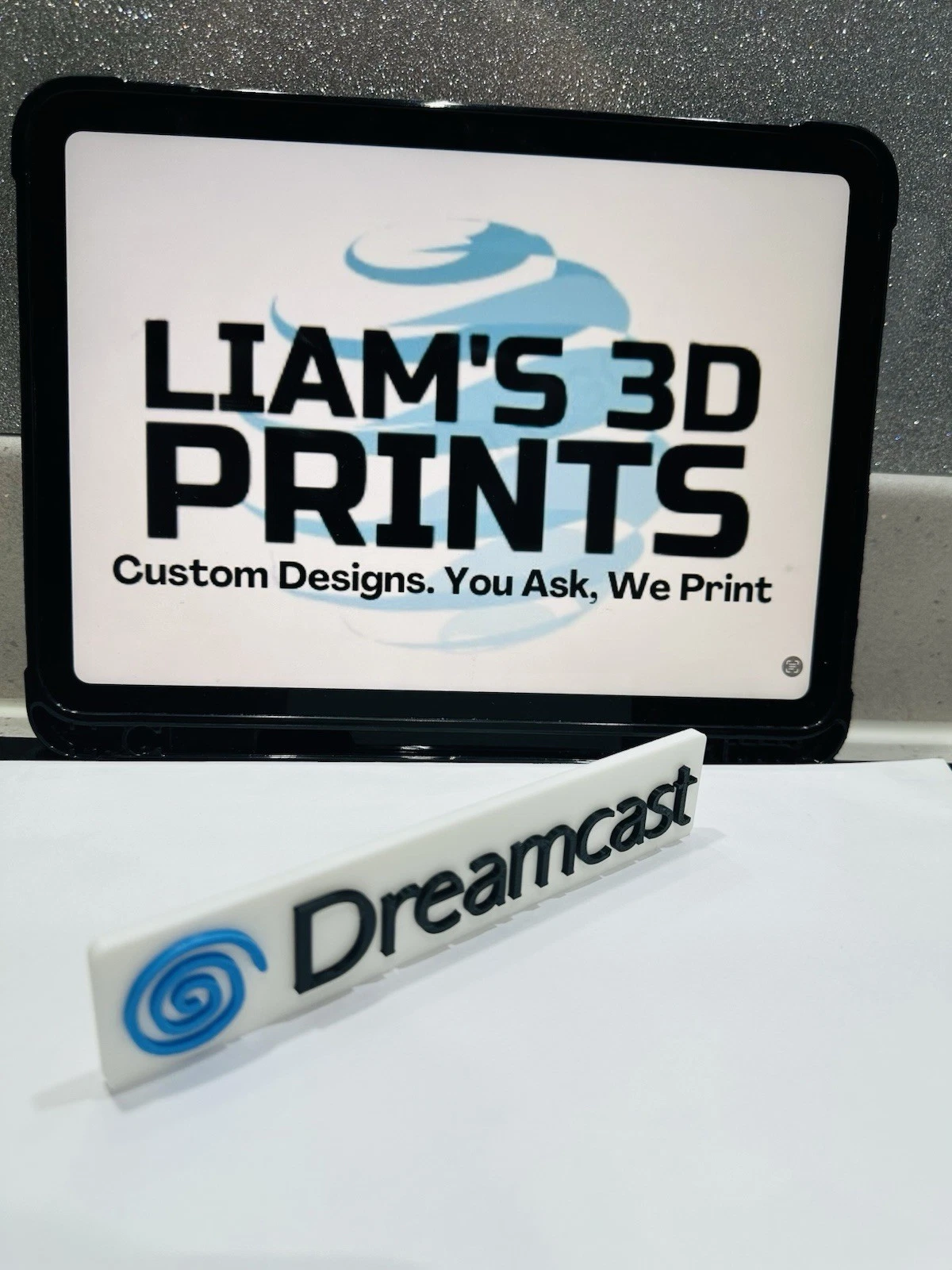 Decorative SEGA Dreamcast logo Sign Display two sizes small 16cm L 25cm