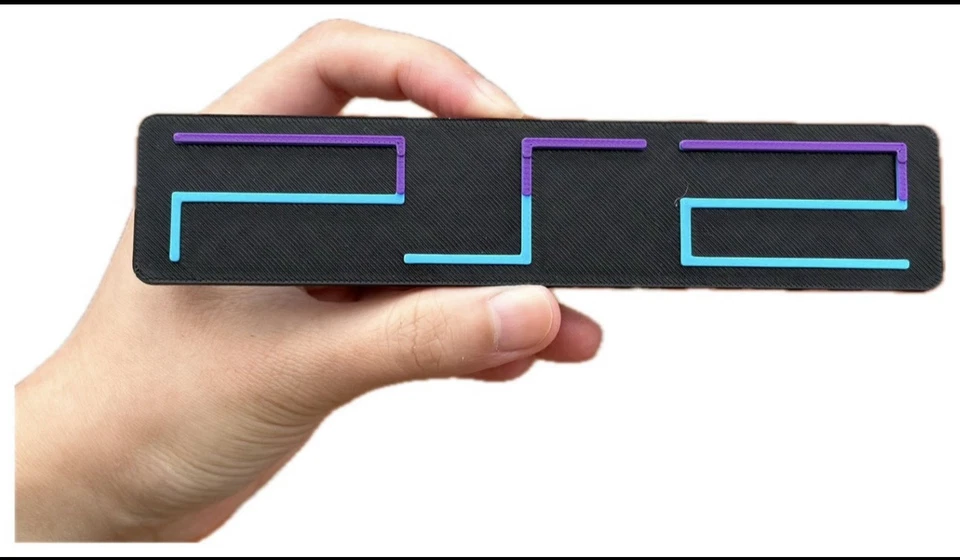 Decorative Sony PlayStation PS2 logo Sign Display two sizes small 16cm L 25cm