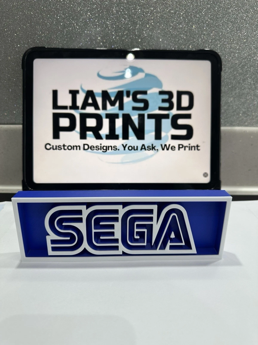 Decorative SEGA Game Consoles Logo Box Sign Display 3D Print 2 Sizes