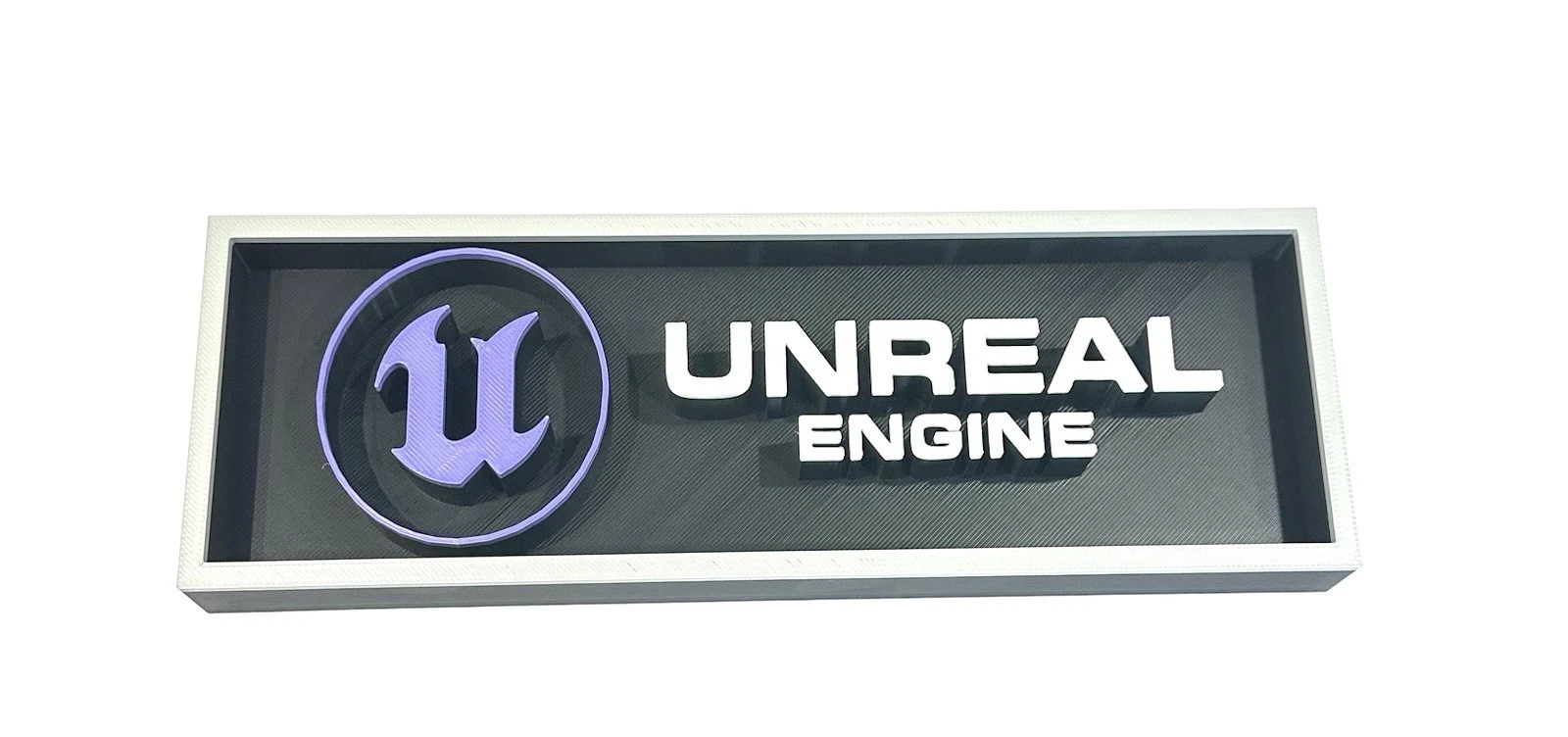 Decorative Unreal Engine logo Sign Display Cinema small 17.5cm Large 22cm
