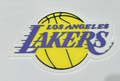 Decorative Los Angeles Lakers Basketball Flat Logo Room Sign Display Stand