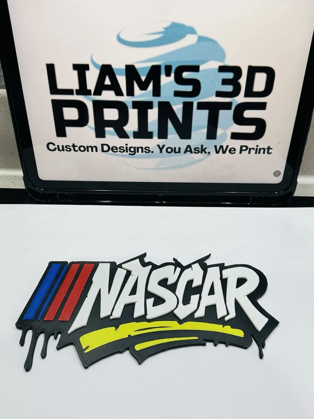 Decorative Nascar Grafitti Motorsport Logo Flat Sign Room Display
