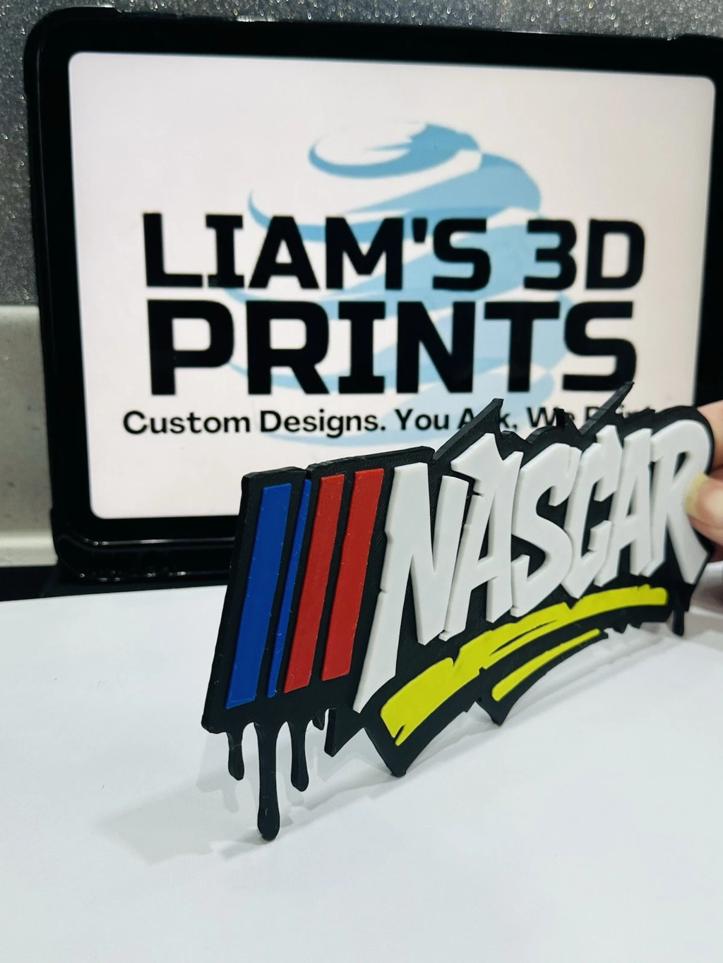 Decorative Nascar Grafitti Motorsport Logo Flat Sign Room Display