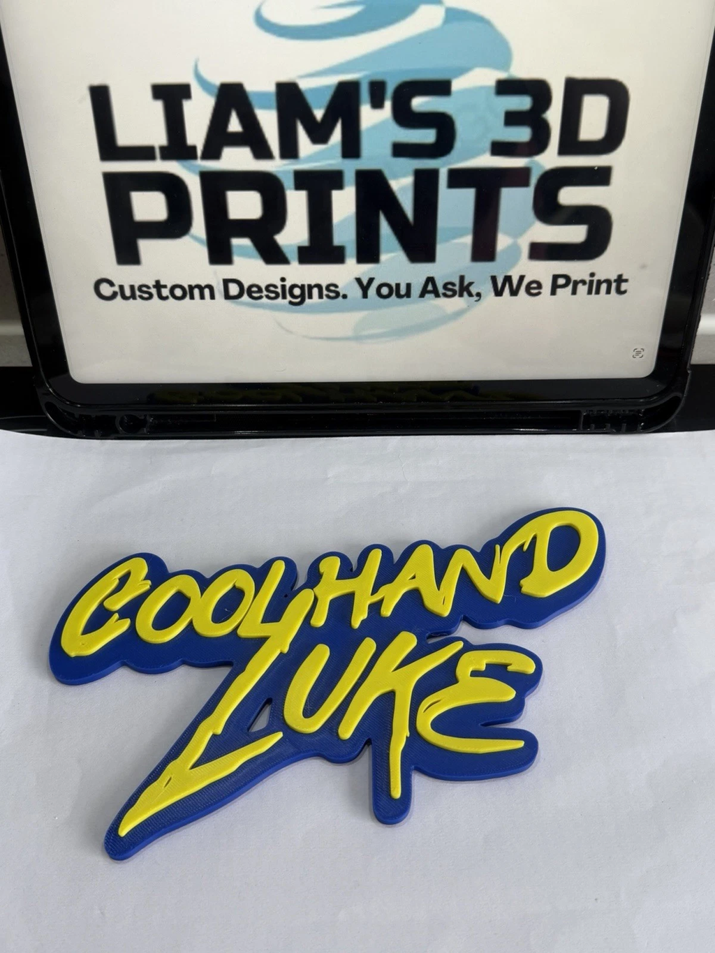 Decorative Coolhand Luke Humphries Logo Sign Display Mancave darts