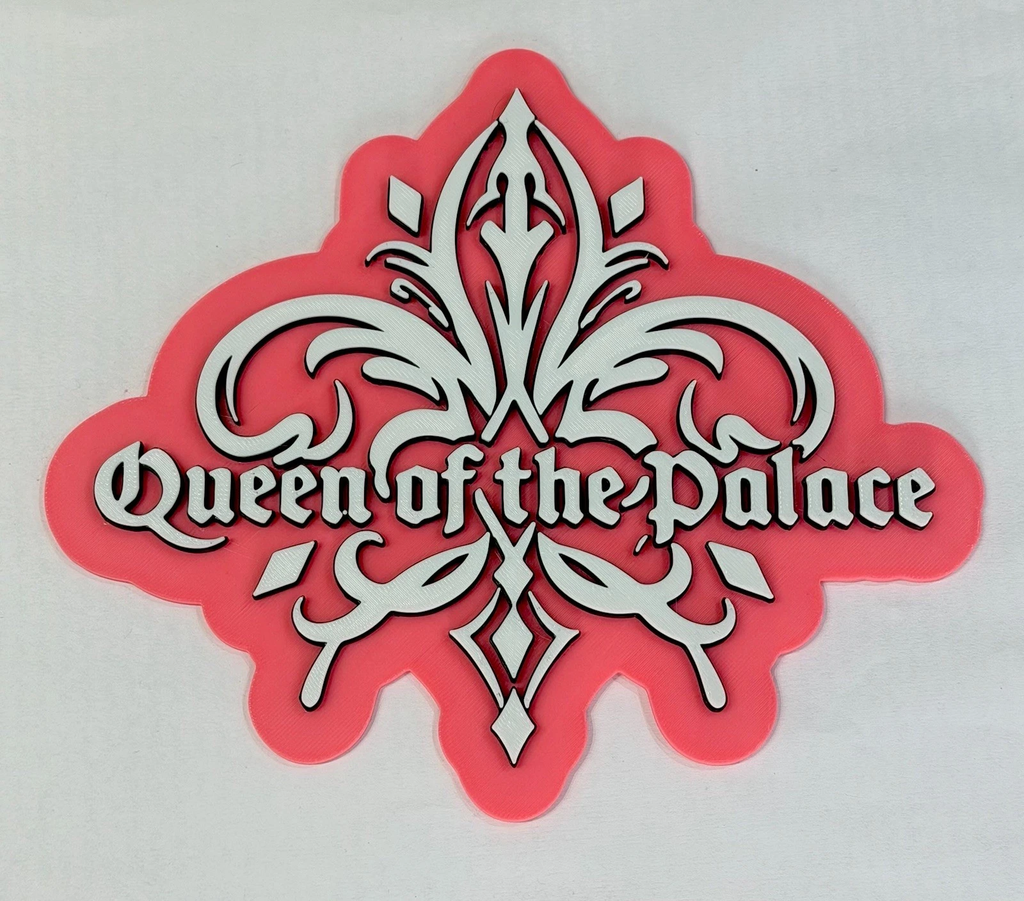 Decorative Queen Of The Palace Fallon Sherrock Logo Sign Display Mancave darts