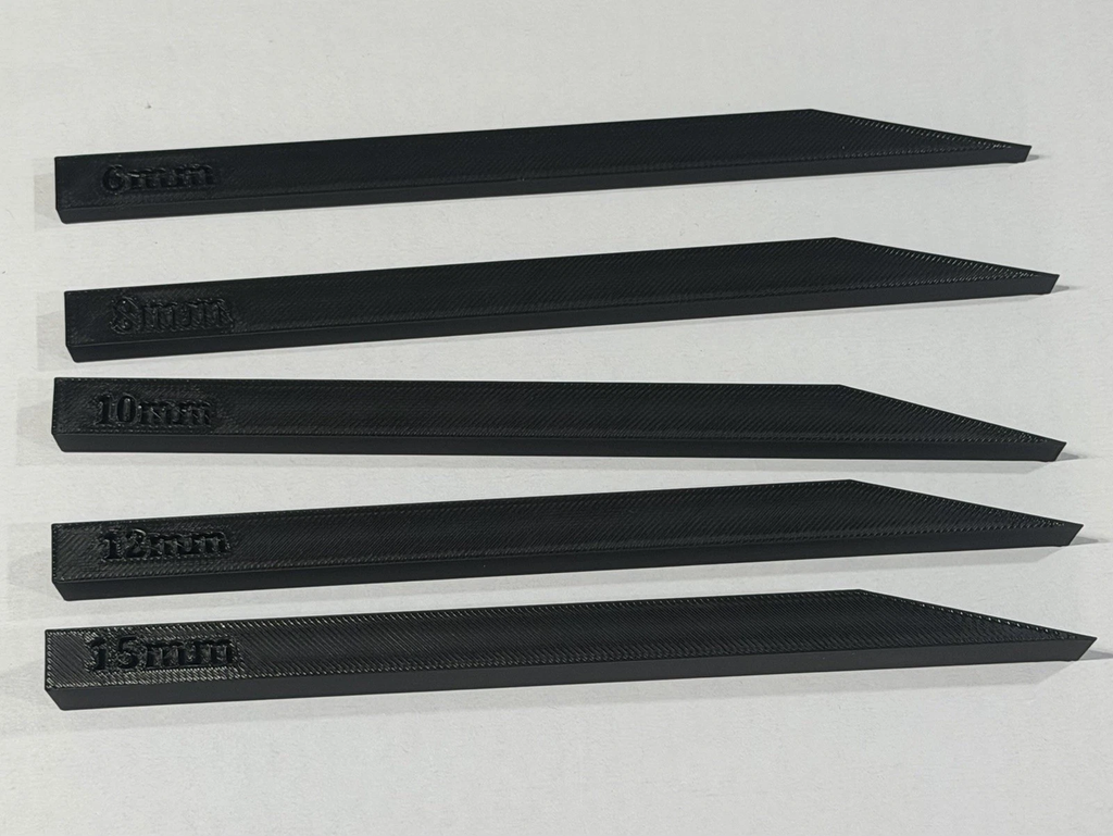 3D Printed Silicone Smoothing Sticks DIY Sealant Reusable