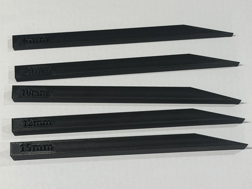 3D Printed Silicone Smoothing Sticks DIY Sealant Reusable