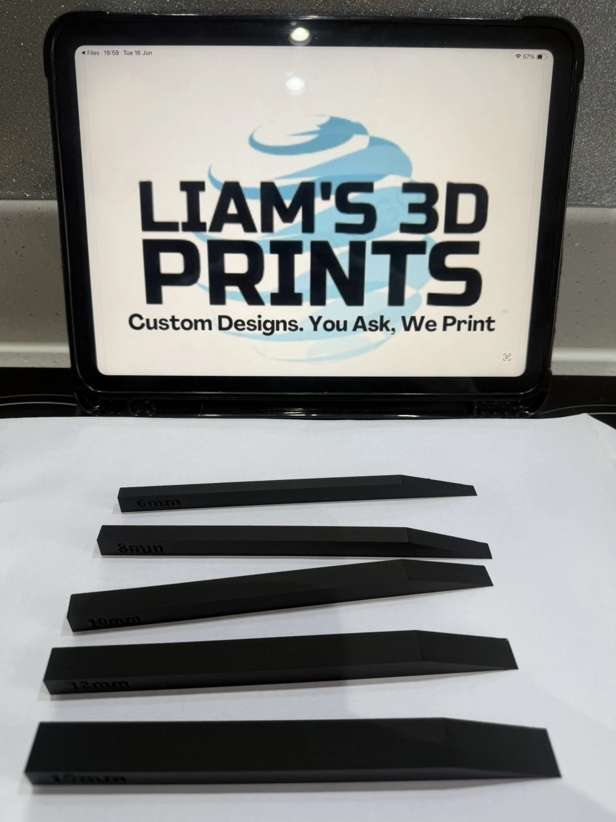 3D Printed Silicone Smoothing Sticks DIY Sealant Reusable