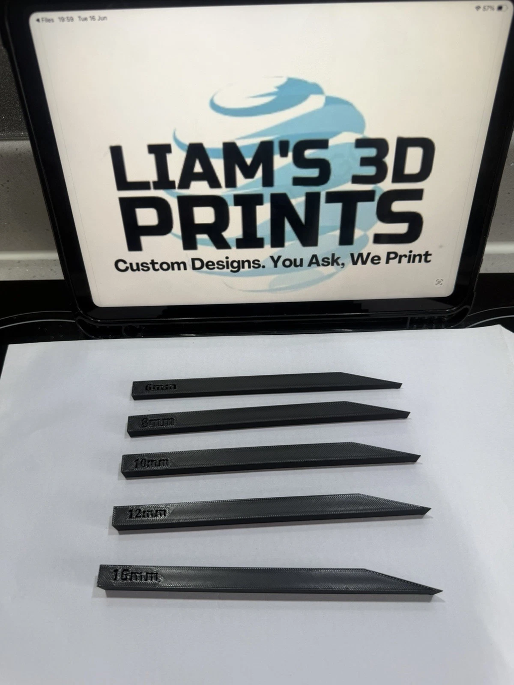 3D Printed Silicone Smoothing Sticks DIY Sealant Reusable