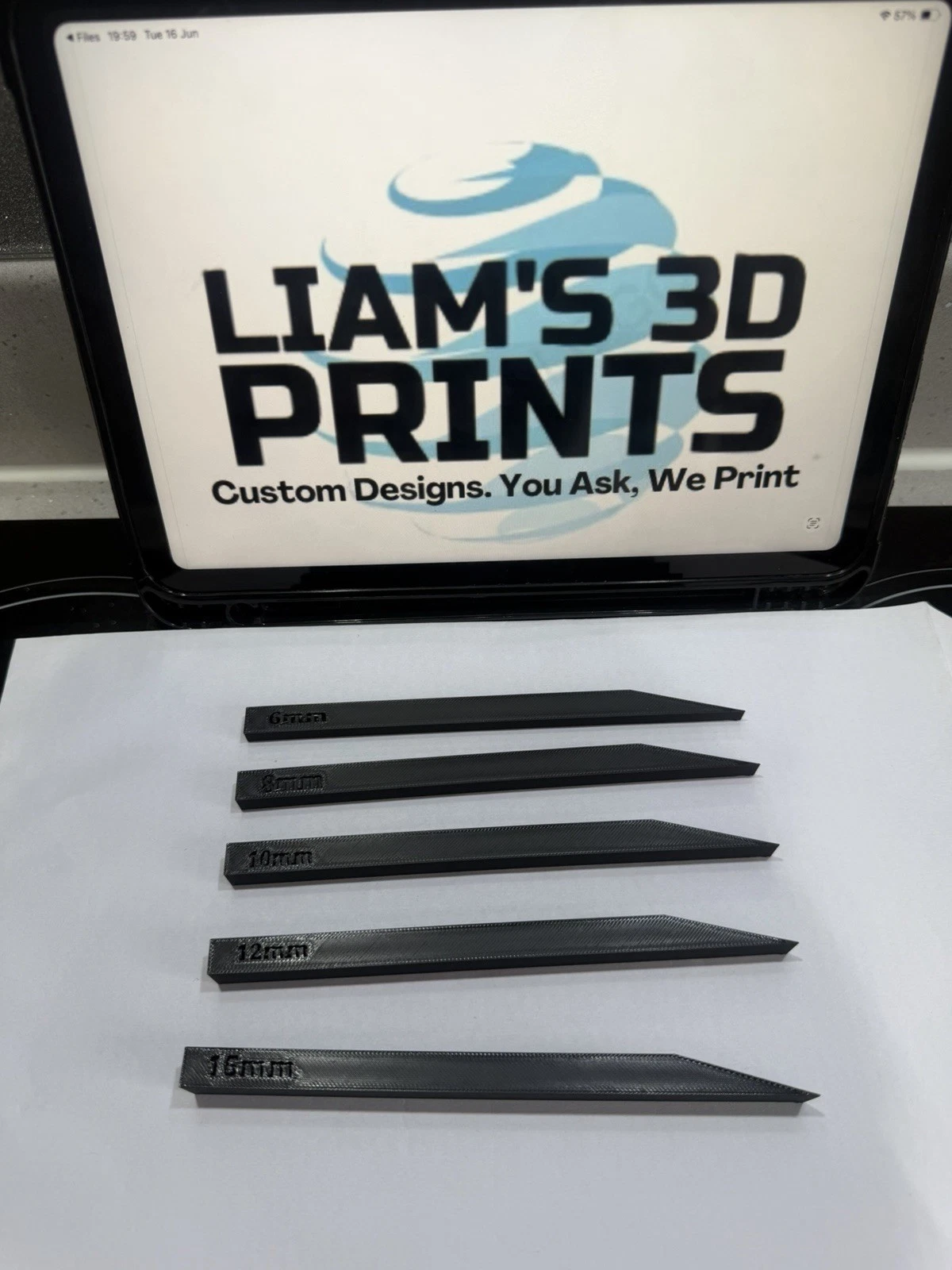 3D Printed Silicone Smoothing Sticks DIY Sealant Reusable