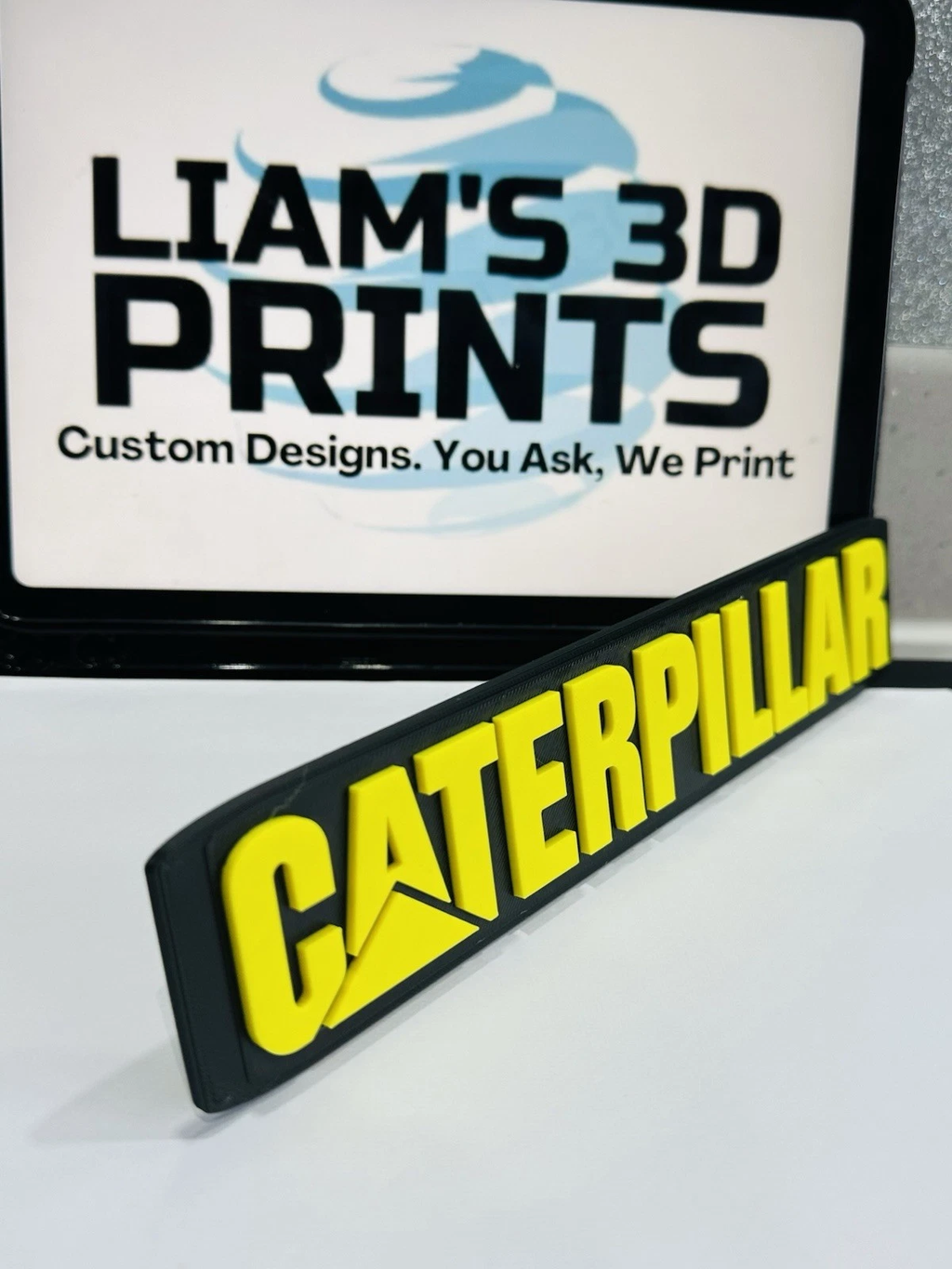Decorative CAT Caterpillar logo Sign Display two sizes small 16cm Large 25cm