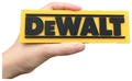 Decorative DeWALT Tool logo Sign Display two sizes small 16cm Large 25cm