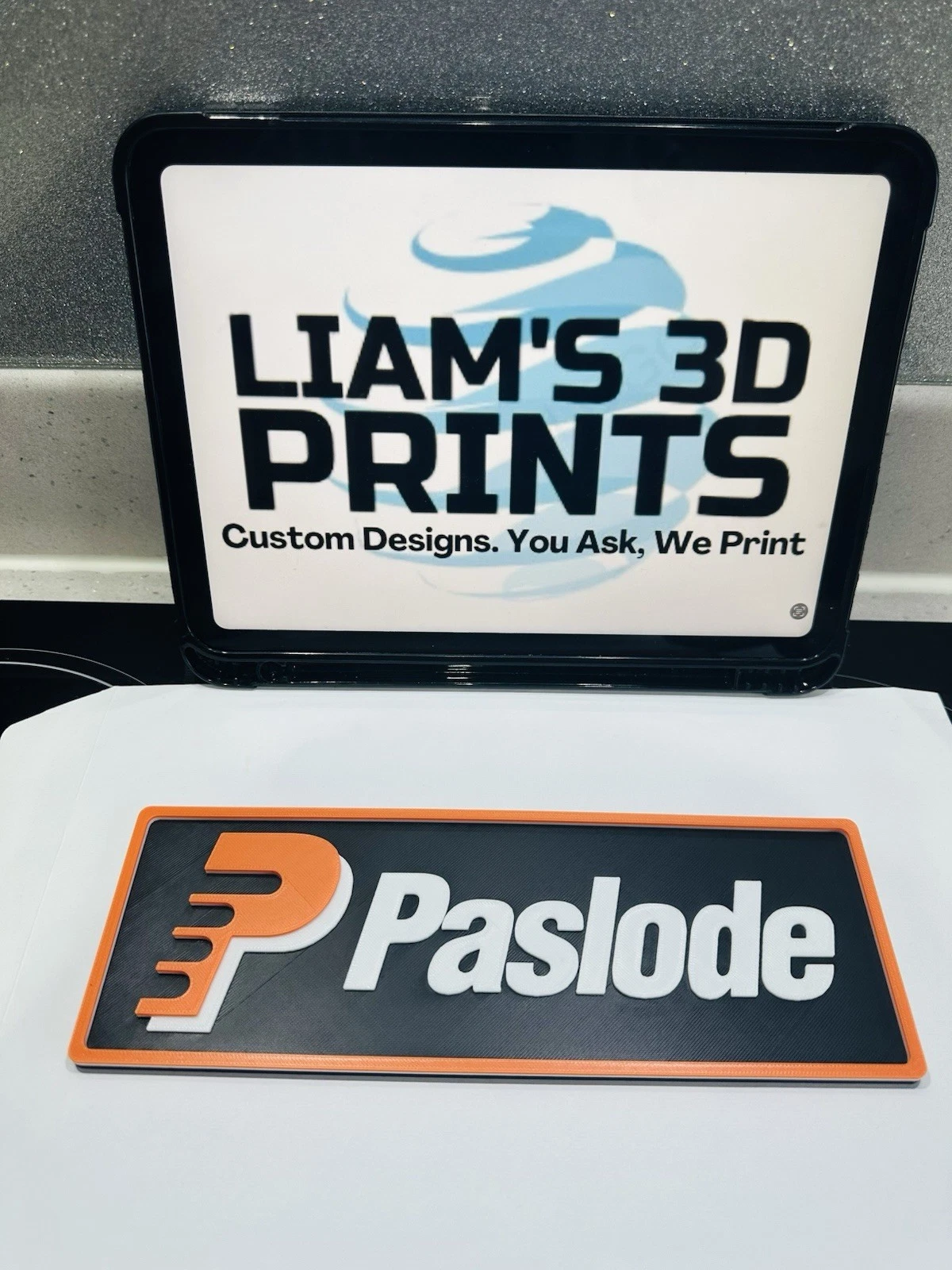 Decorative Paslode Tool logo Sign Display 25cm
