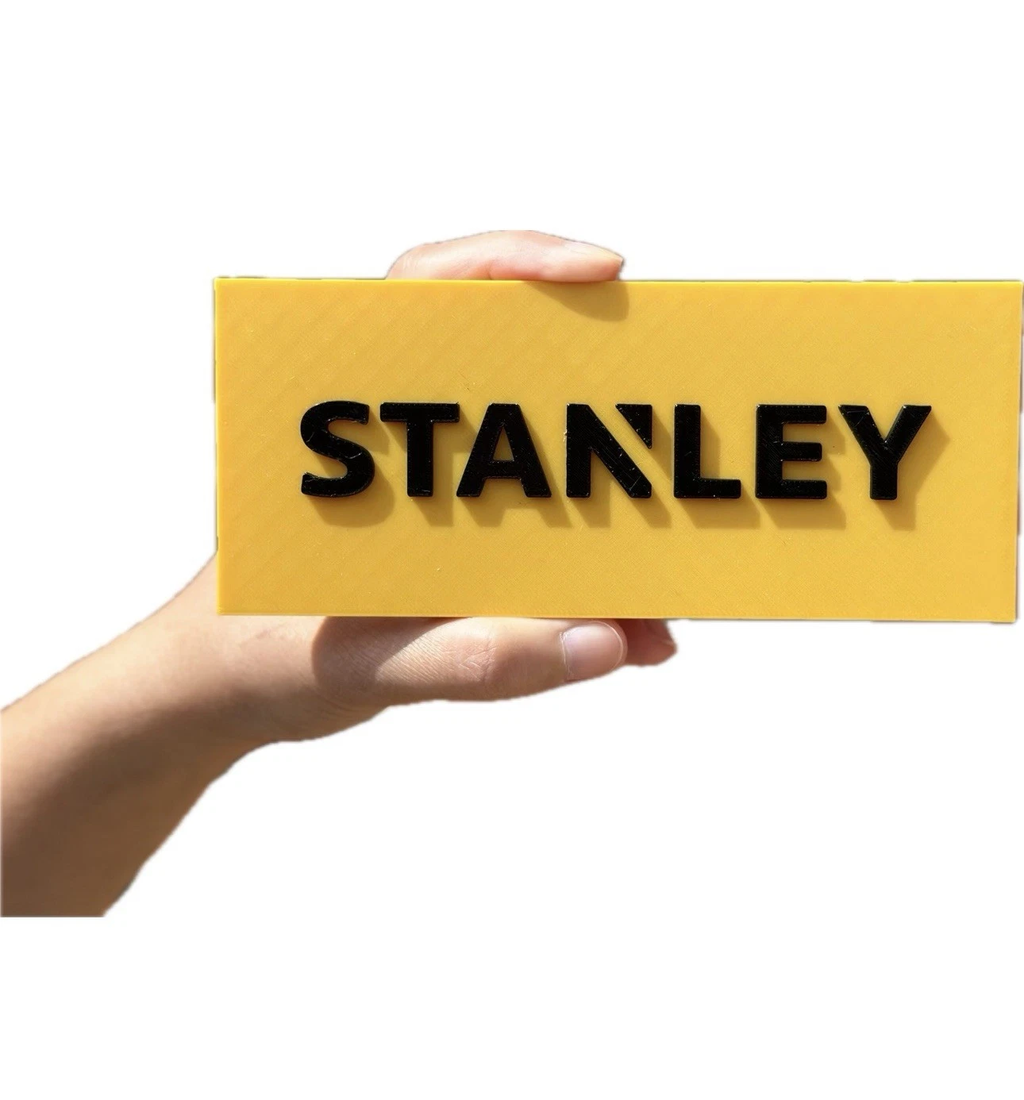 Decorative Stanley Tool logo Sign Display two sizes small 16cm Large 25cm