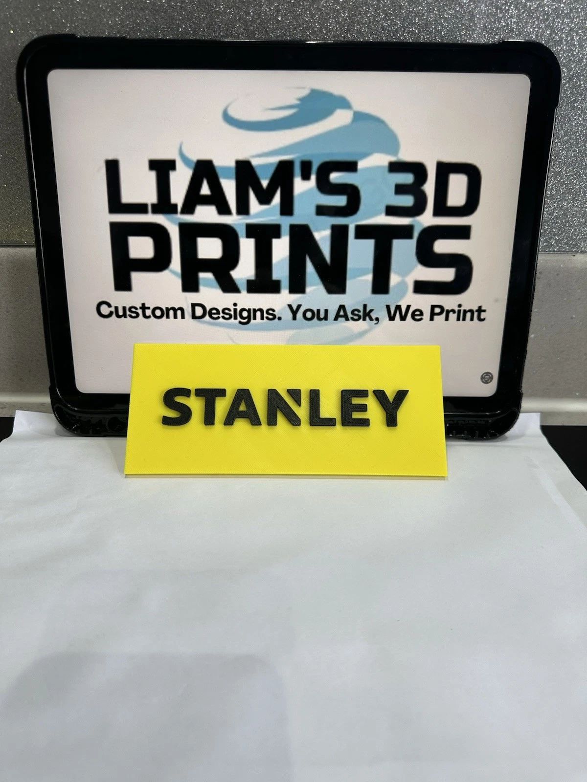 Decorative Stanley Tool logo Sign Display two sizes small 16cm Large 25cm