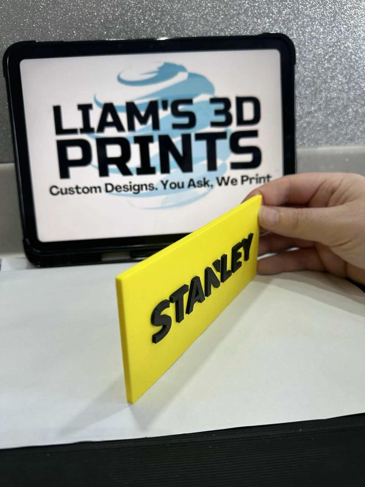 Decorative Stanley Tool logo Sign Display two sizes small 16cm Large 25cm