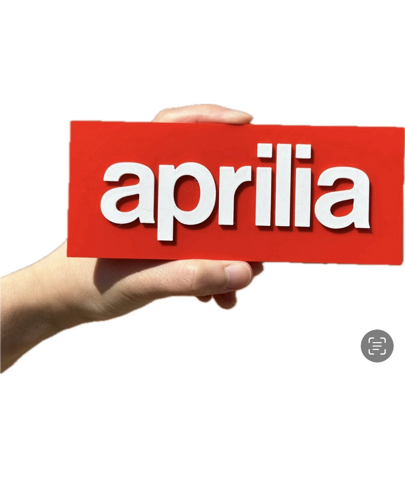 Decorative Aprilia Motorcycle logo Sign Display Motorsport Small 15cm Large 25cm