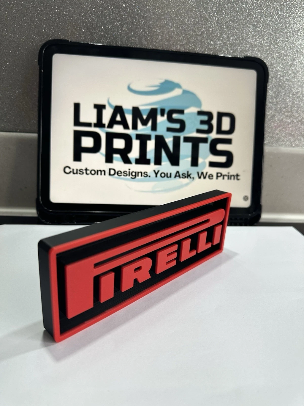 Decorative Pirelli Tyres Logo Sign Display Cinema s 17.5cm Large 22cm