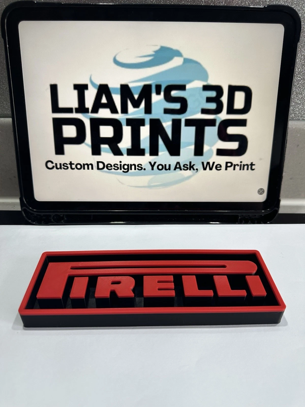 Decorative Pirelli Tyres Logo Sign Display Cinema s 17.5cm Large 22cm