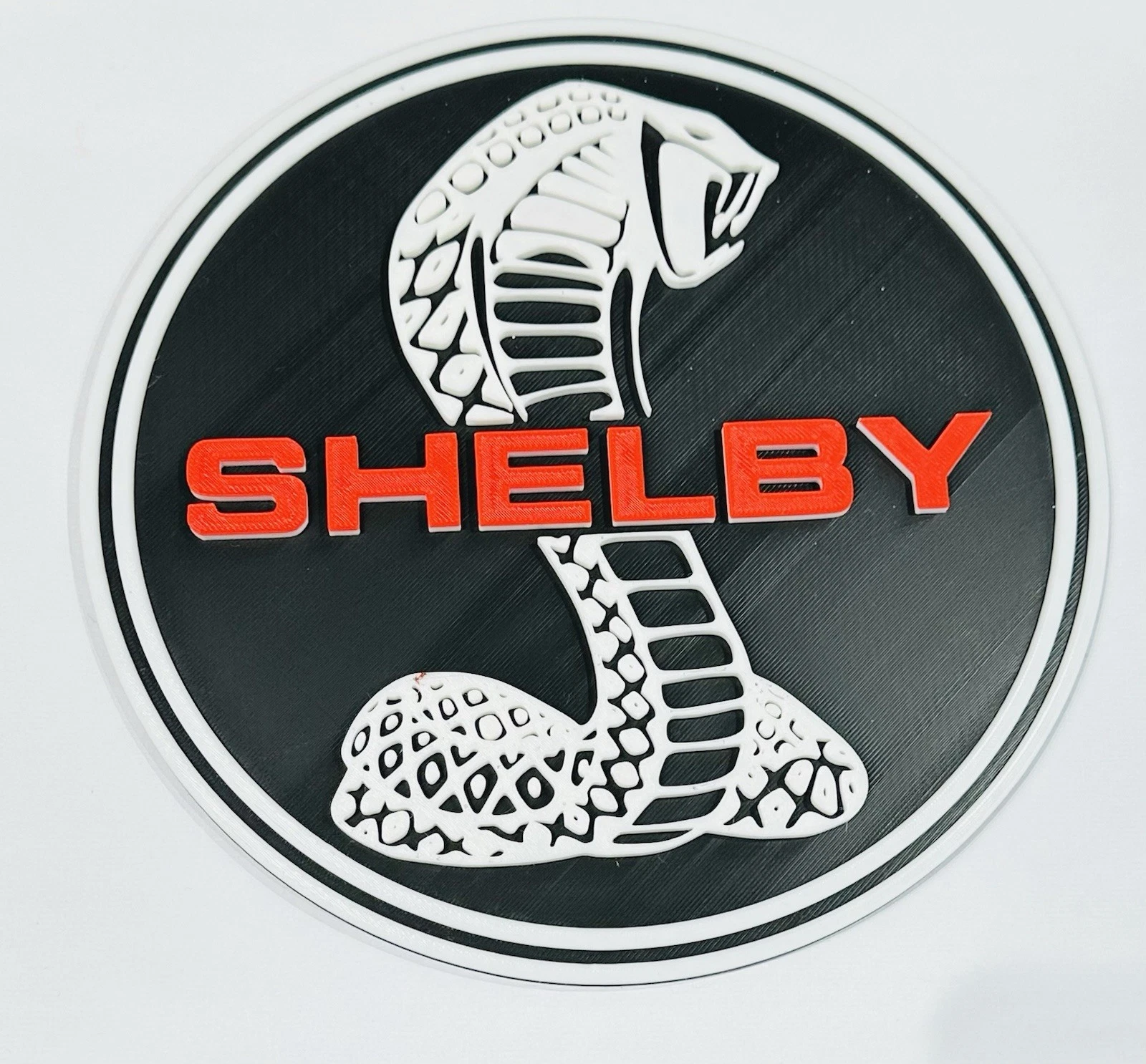 Decorative Ford Shelby Cobra Car Logo Room Wall Sign Mancave Garage Display