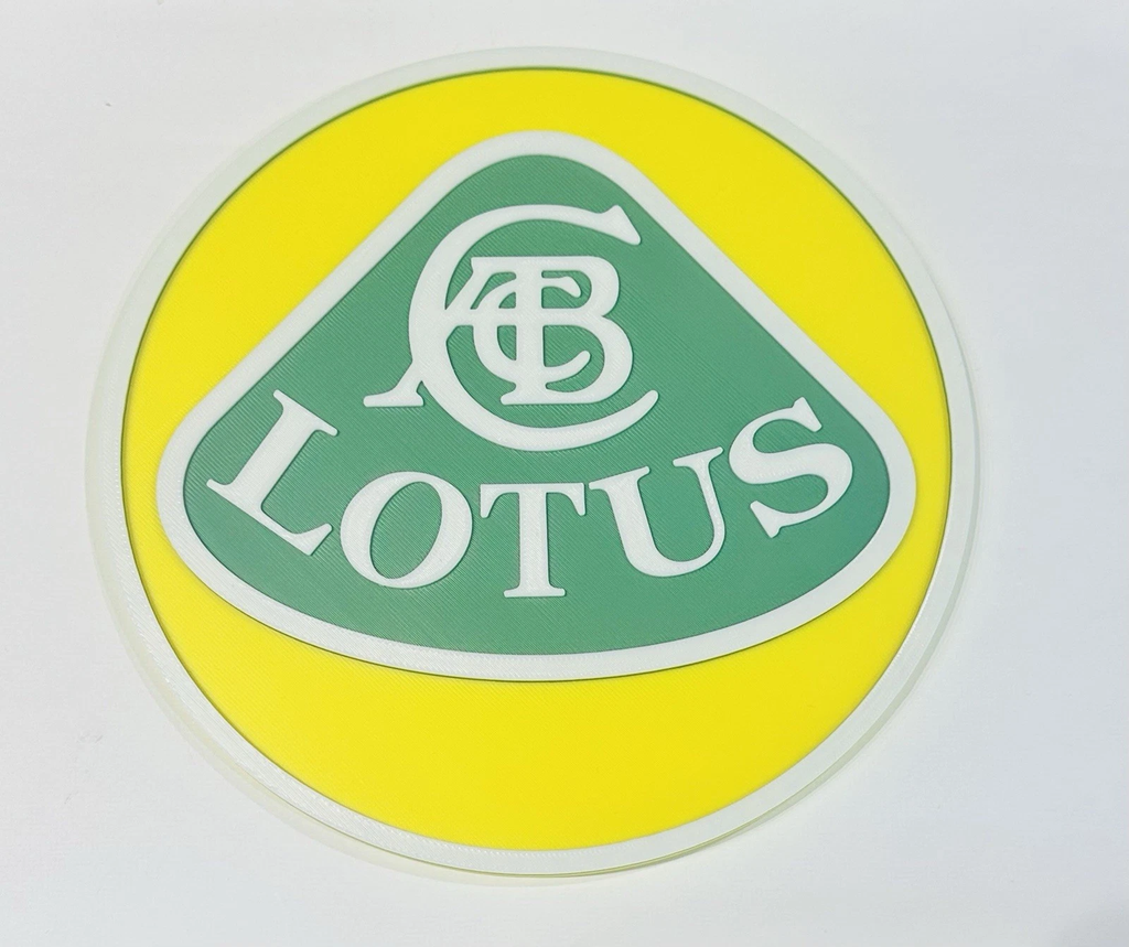Decorative Lotus Car Logo Room Wall Sign Mancave Garage Display Manafacturer