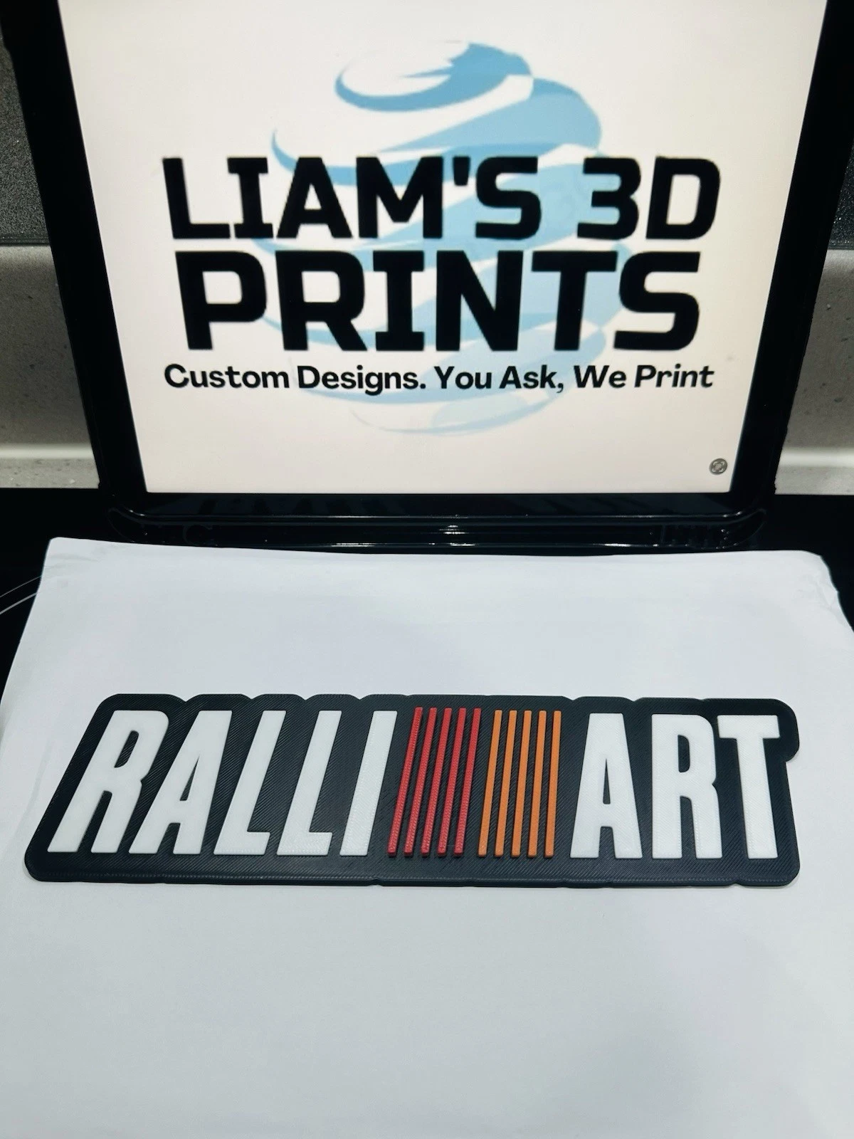 Decorative Ralliart Car Logo Wall Sign Mancave Garage Display Manafacturer