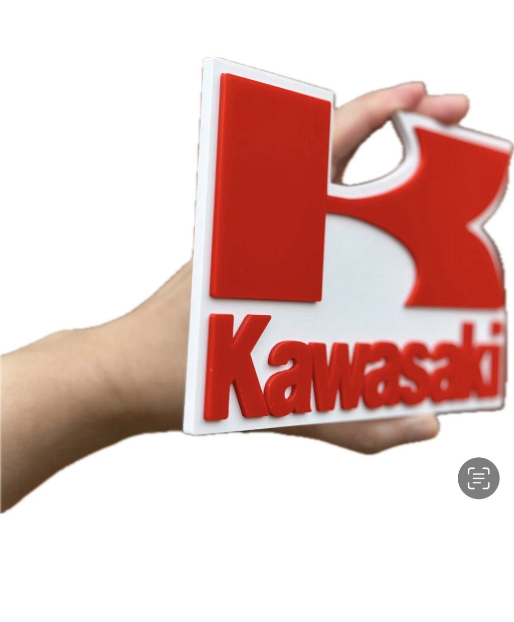 Decorative Kawasaki Bike Motorbike sign logo display Mancave