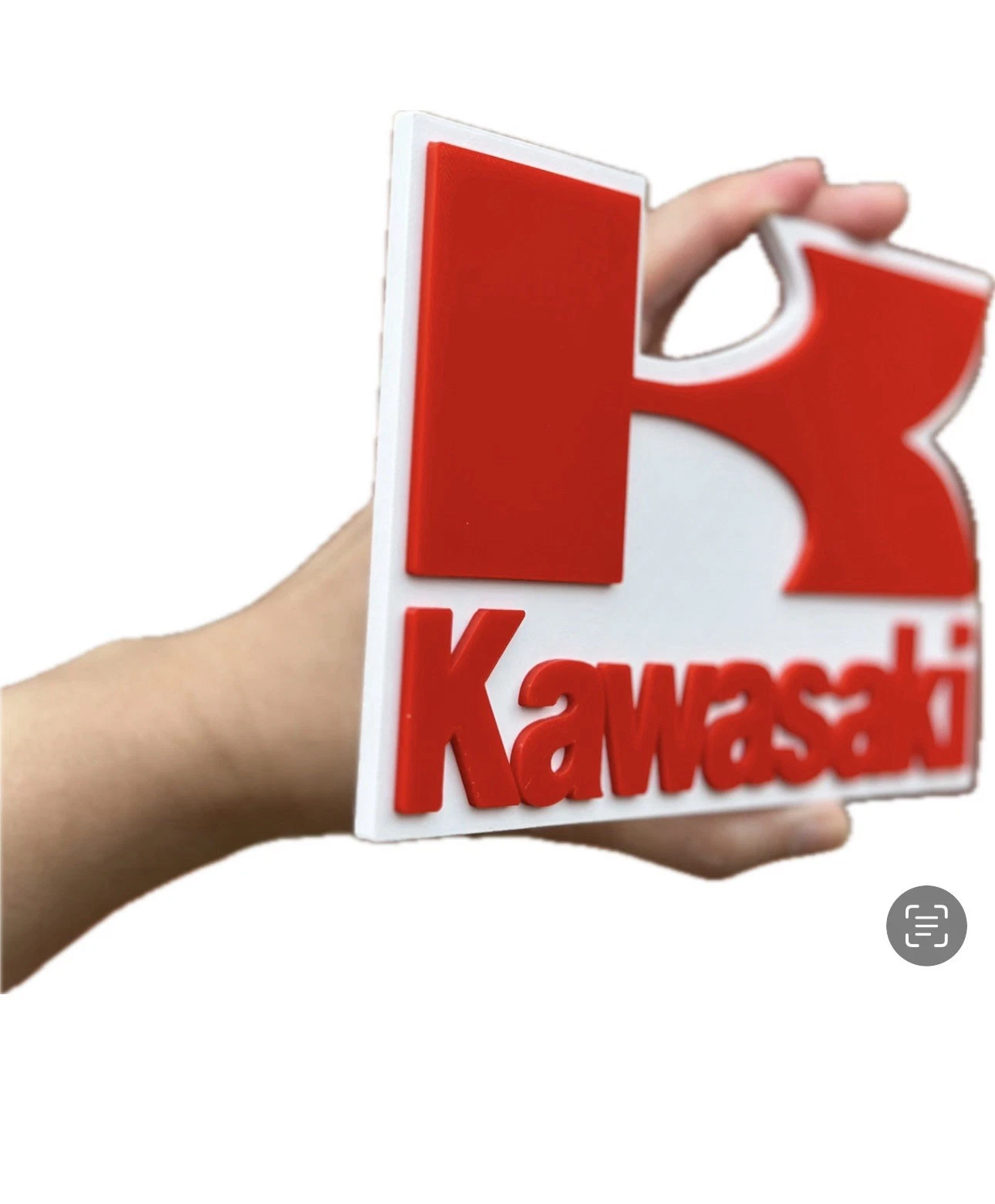 Decorative Kawasaki Bike Motorbike sign logo display Mancave