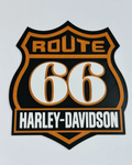 Decorative Harley Davidson Route 66 Motorbikes Logo Wall Plaque 3D Print