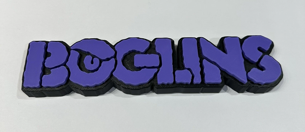 Decorative Boglins Retro Toy logo Sign Display Figures
