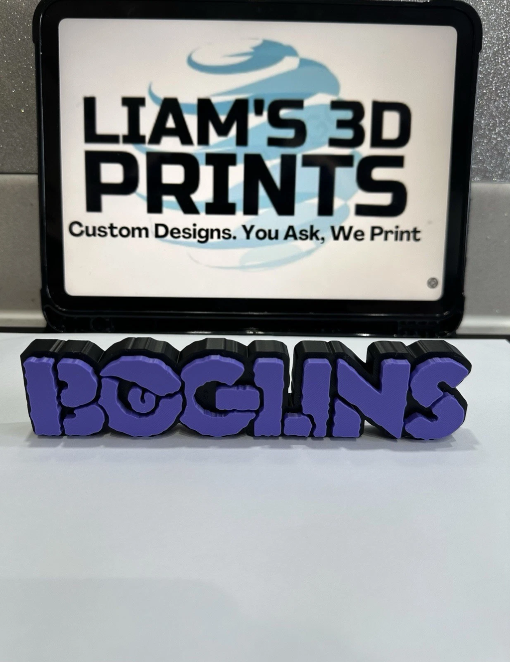 Decorative Boglins Retro Toy logo Sign Display Figures