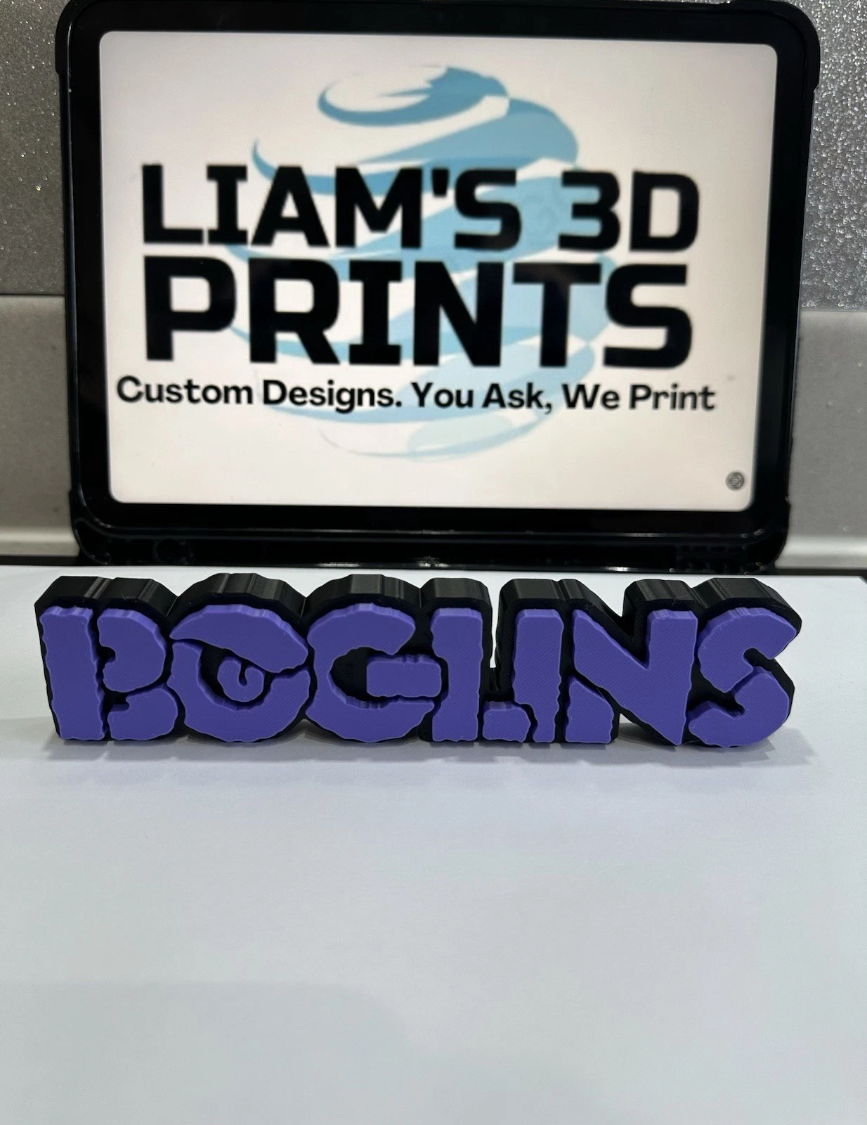 Decorative Boglins Retro Toy logo Sign Display Figures