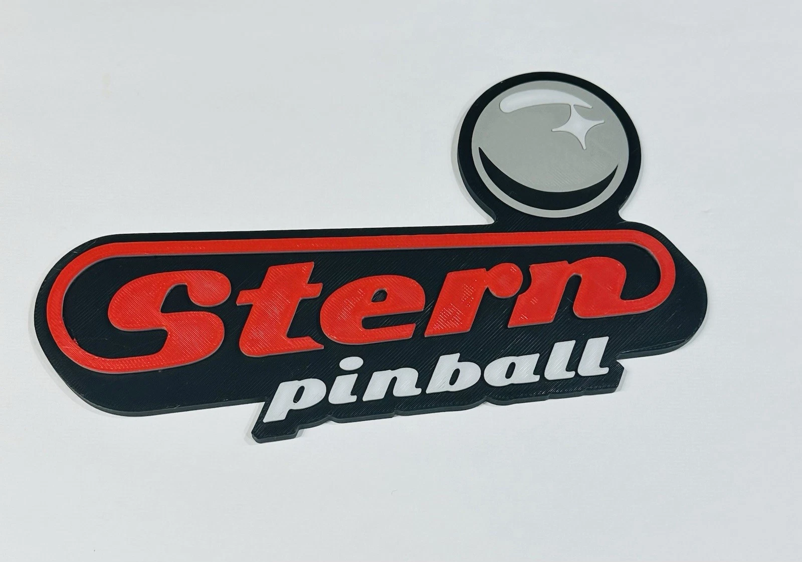Decorative Stern Pinball Mancave logo Display Flat Wall