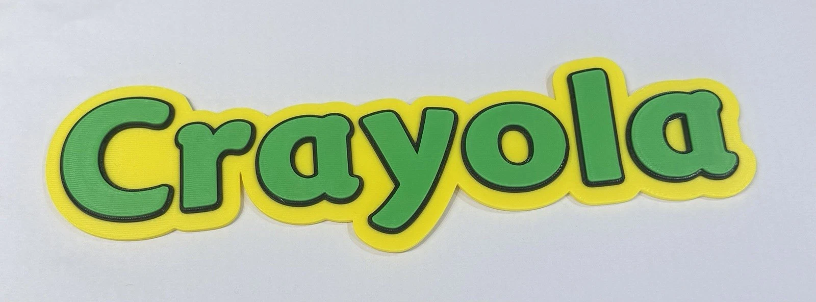 Decorative Crayola Crayons Sign Display two sizes small 16cm Large 25cm Mancave