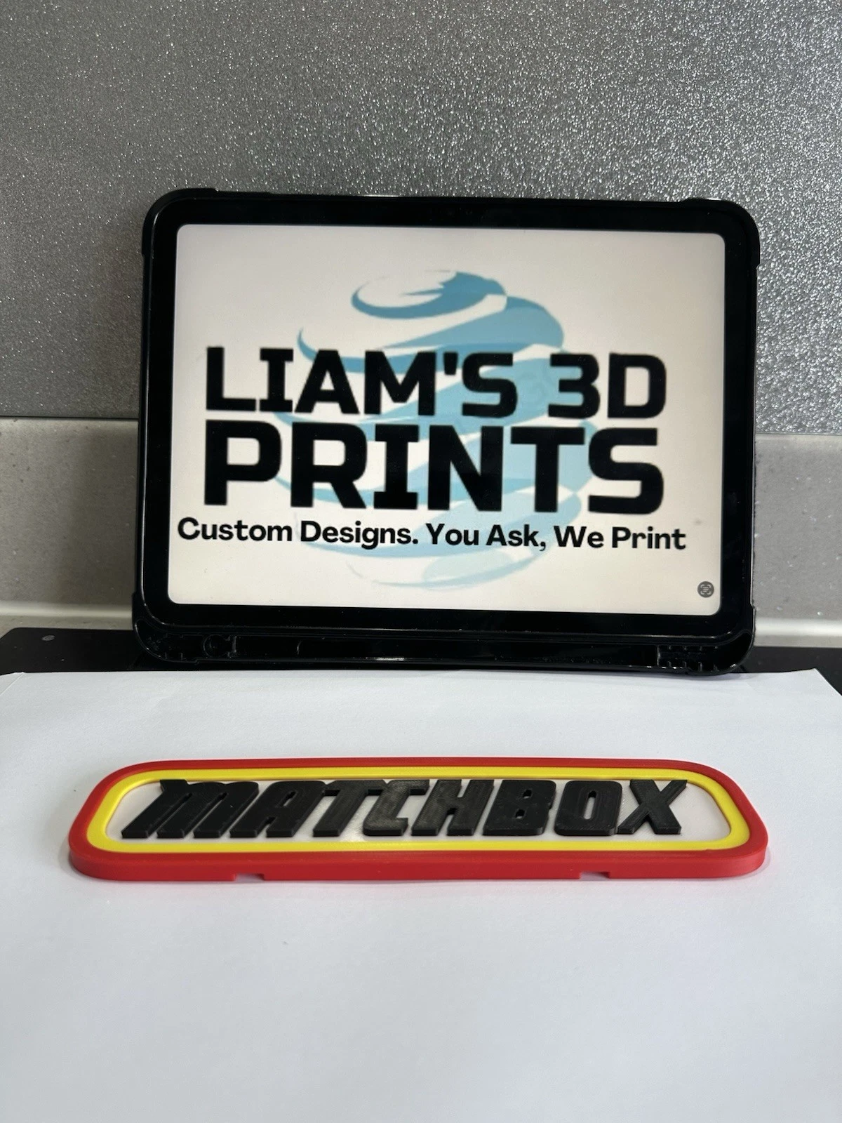 Decorative Matchbox Cars Logo Room Sign Mancave Display Garage Motorsport