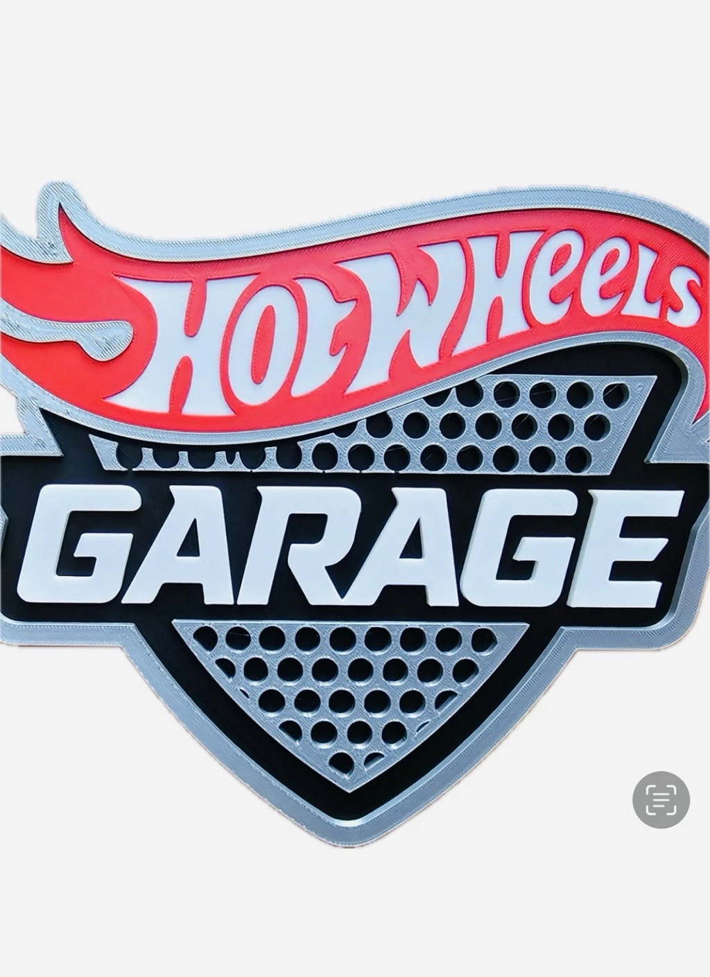 Decorative Hot Wheels Garage logo sign Cars display