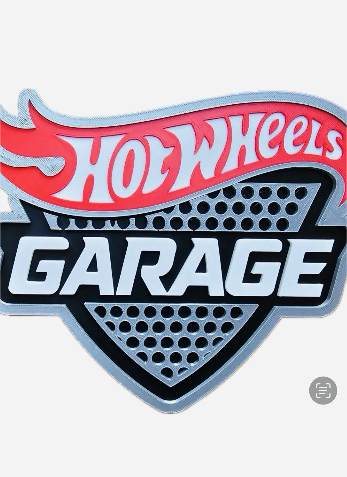 Decorative Hot Wheels Garage logo sign Cars display