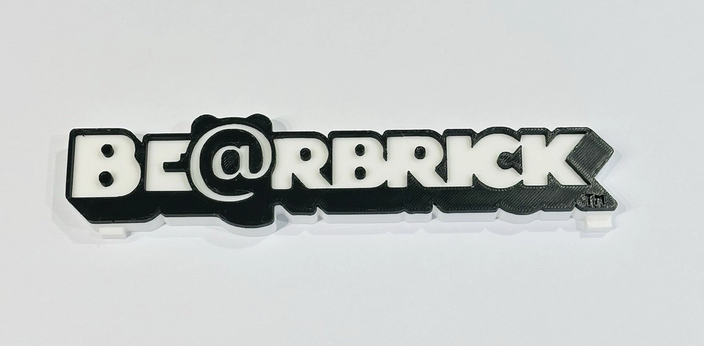 Decorative Bearbrick Collectible Wall room logo Sign Display