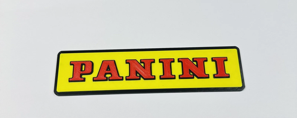 Decorative Panini Cards Logo Sign Display Collection Wall Room