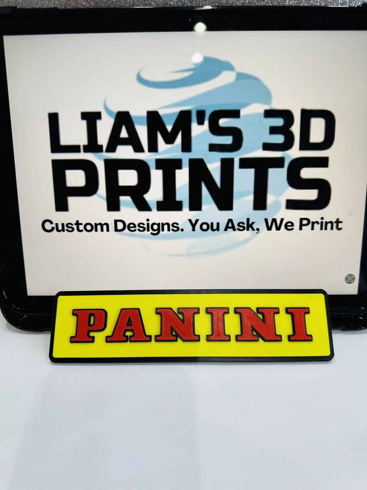 Decorative Panini Cards Logo Sign Display Collection Wall Room