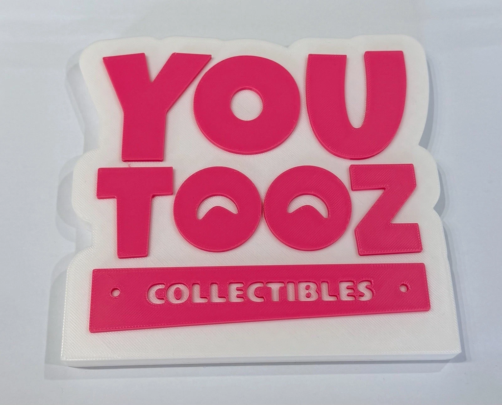 Decorative YouTooz sign logo display POP 3D