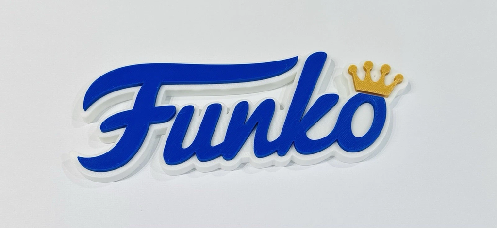 Decorative Funko Pop logo Sign Display Mancave Two Colour
